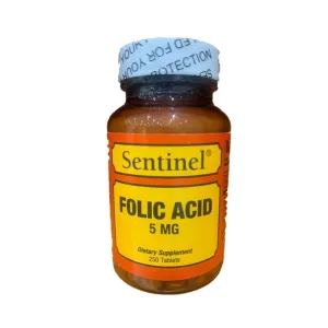 Sentinel Folic Acid 5mg 250 Pcs