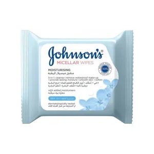 Johnson's Micellar Wipes Moisturising For Dry Skin 25 Pcs