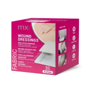 MX Non-Woven Fabric Wound Dressings 5x7cm 50 Pcs