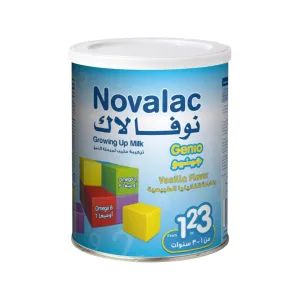 Novalac Genio 123 Vanilla Flavor Growing-Up Milk 800gm