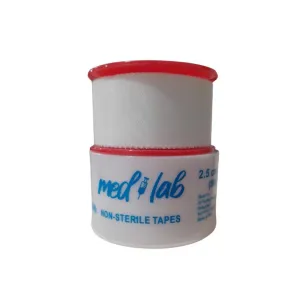 Med Lab Non-Sterile Silk Tape 2.5cmx9.1m 1 Pc