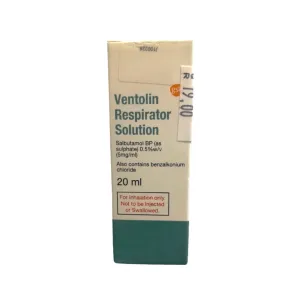 Ventolin Respirator Solution 20ml