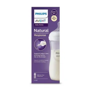 Avent Natural Response Plastic Feeding Bottle 330ml