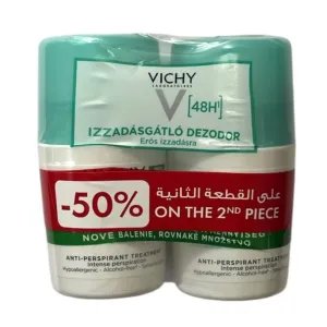Vichy 48H Intense Anti-Perspirant Roll-On 50ml (Buy 1 Get 1 Free Offer)