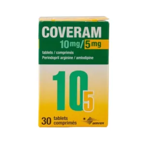 Coveram 10mg/5mg Tablets 30 Pcs