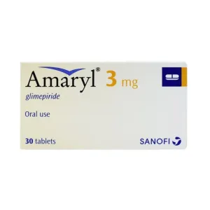 Amaryl 3mg Tablets 30 Pcs