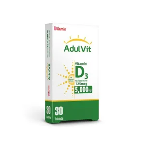 Ditamin Adultvit Vitamin D3 5000 IU Tablets 30 Pcs