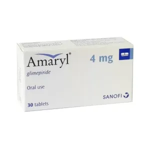 Amaryl 4mg Tablets 30 Pcs