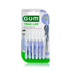 Gum Trav-ler Interdental Brush 0.6mm 6 Pcs (1312)