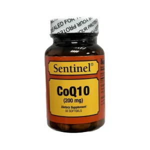 Sentinel CoQ10 200mg Softgels 50 Pcs