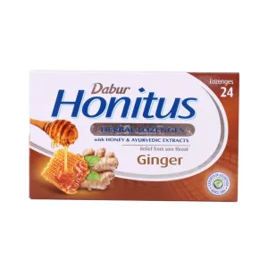 Dabur Honitus Honey Herbal Lozenges 24 Pcs