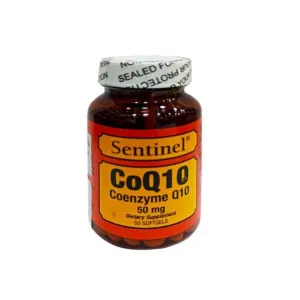 Sentinel CoQ10 Coenzyme Q10 50mg Softgels 50 Pcs