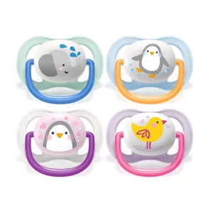 Avent Pacifier Ultra Air 0-6m Animals Mixed 2 Pcs