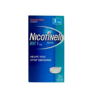 Nicotinell Mint 1mg Nicotine Lozenges 36 Pcs