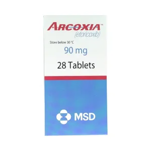 Arcoxia 90mg Tablets 28 Pcs