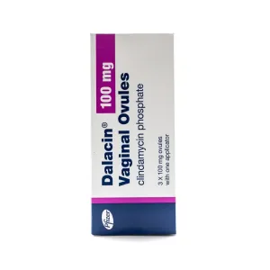 Dalacin Vaginal Suppositories 100Mg 3 Pcs