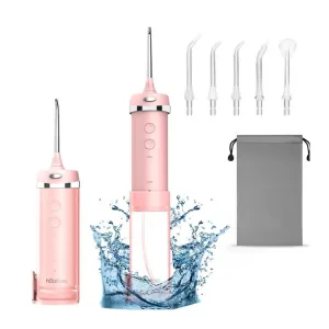 H2OFloss Portable Oral Irrigator HF-10MINI Pink