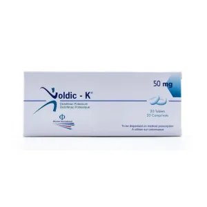Voldic-K 50mg Tablets 20 Pcs