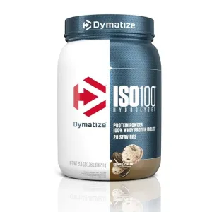 Dymatize ISO100 Hydrolyzed Protein Powder Cookies & Cream 20 Servings 1.36 lbs
