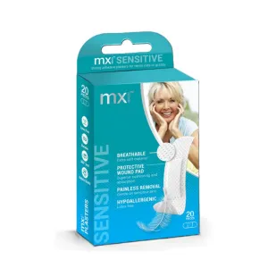 MX Health Sensitive Adhesive Plasters 1.9x7.2cm 20 Pcs