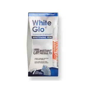 White Glo Diamond Series Whitening Pen 2.5ml + Whitening Strips 7 Pcs