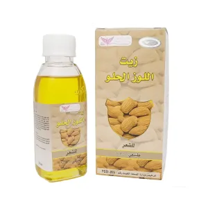 Kuwait Shop Sweet Almond Oil For Hair 100% Natural 125ml