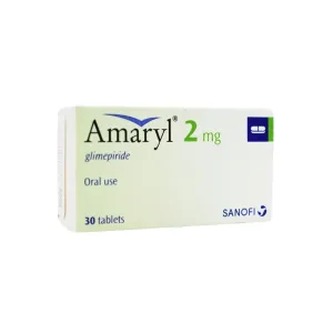 Amaryl 2mg Tablets 30 Pcs