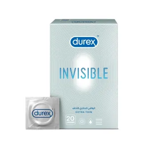 Durex Invisible Extra Thin Condoms 20 Pcs
