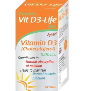 Life-On Vit D3-Life 1000 IU Tablets 60 Pcs