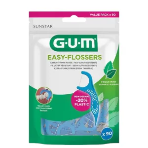 GUM Easy-Flossers 890 Cool Mint 90 Pcs