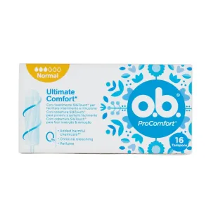 O.B Normal Tampons 16 Pcs