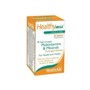 HealthAid Healthy Mega Multivitamins & Minerals Tablets 30 Pcs