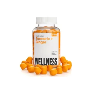 T-RQ Adult Gummy Turmeric + Ginger Gummies 60 Pcs