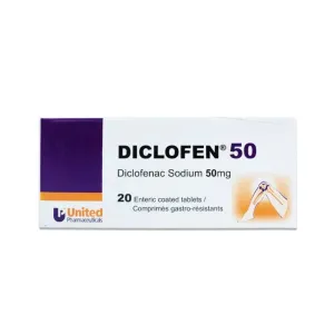 Diclofen 50mg Tablets 20 Pcs
