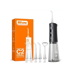 Bitvae Cordless C2 Oral Irrigator Water Flosser White With 3 Modes
