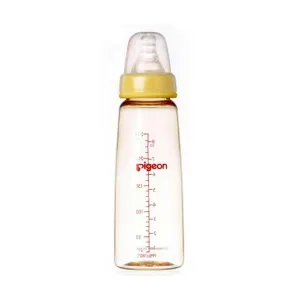 Pigeon Glass Feeding Bottle K-8 Slim Neck 4m+ 240ml PA290
