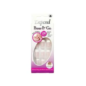 Depend Press & Go Self-Adhesive Artificial Nails Soft Pink 24 Pcs