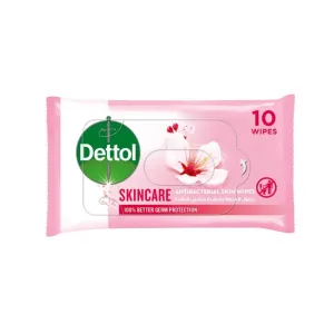 Dettol Skincare Antibacterial Skin Wipes 10's