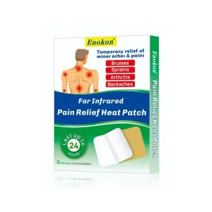 Enokon Far Infrared Pain Relief Heat Patch 8x12cm 6 Pcs