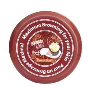 Carrot Sun Cocoa Butter Tanning Cream Pot 350ml