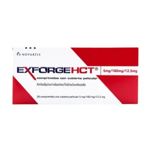 Exforge HCT 5mg/160mg/12.5mg Tablets 28 Pcs