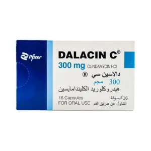 Dalacin C 300mg Capsules 16 Pcs