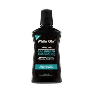 White Glo Activated Charcoal Bad Breath Eliminator MouthWash 500ml