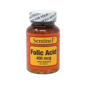 Sentinel Folic Acid 400mcg