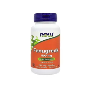 Now Fenugreek 500mg Capsules 100 Pcs