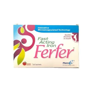Ferfer Iron Orange Flavour Sachets 30 Pcs