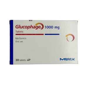 Glucophage XR 1000mg Tablets 30 Pcs