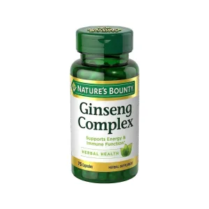 Nature's Bounty Ginseng Complex Capsules 75 Pcs
