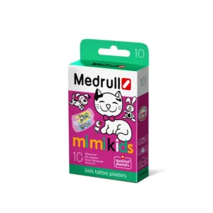 Medrull Mimi Kids Tattoo Waterproof Plasters 10 Pcs