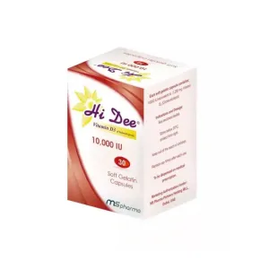 Hi Dee Vitamin D3 10,000 IU Capsules 30 Pcs